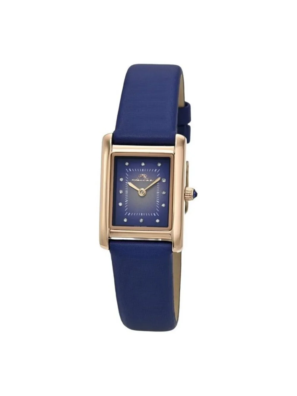 NWT Porsamo Bleu Karolina Quartz Diamond Blue Dial Ladies Watch